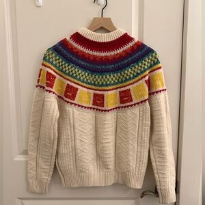 Acne studios Kristjan Fair Isle wool sweater XS